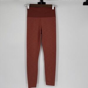 Vuori Clean‎ Elevation Legging Ribbed Orange Women's Size XS #VW442 Womens